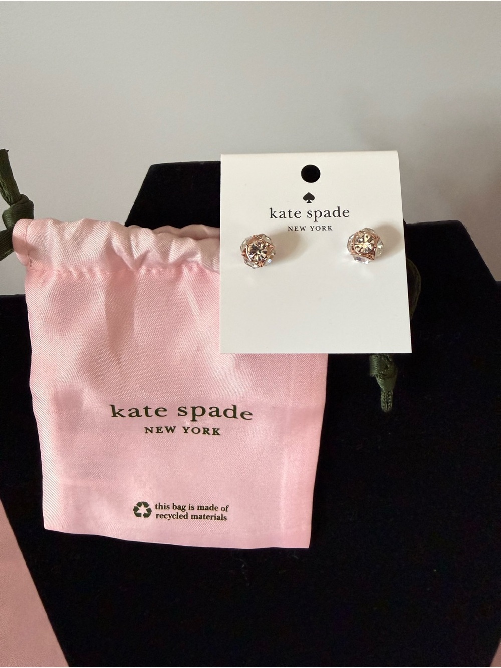 Kate Spade Lady Marmalade Rose Gold Stud Earrings - Picture 2 of 3